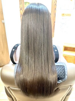 【完全個室×女性専用】【髪質改善】髪質に合わせてナチュラルな仕上がりに。【さがみ野/座間】