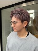 スパイキーショートパーマツイストスパイラルパーマビジネスヘア