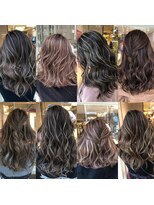 アンダーバーホワイト(_white)&nbsp;ハイライトブリーチ髪質改善トリートメントエクステ神戸三宮