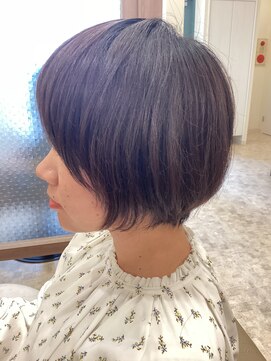 フランヘア 新宮店(Flan hair) フォルムバランスを考えたショートボブデザイン