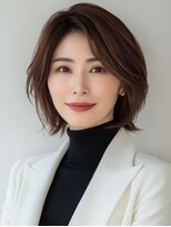 サンタフェ 岡崎店(Santa'Fe)&nbsp;白髪ぼかしカラー/脱白髪染め/グレイカラー/大人女性