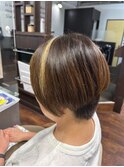 前下がりグラデーションボブ
