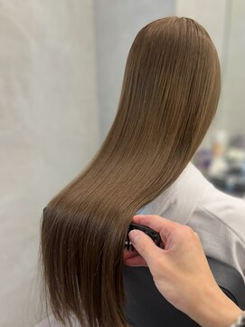 ファイブバイジエクト 堀江(FIVE by The Ect) 【ハイトーン髪質改善】くすみベージュ/マロンベージュ/透明感