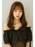 [8.9,10月クーポン]透明感ワンカラー,カット　7700円　弘前市