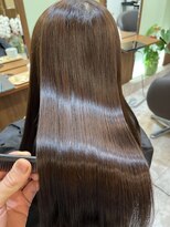 タックバイハレ たまプラーザ(takk by Hale)&nbsp;[takk]髪質改善縮毛矯正/チェリーブラウン/ホワイトグレージュ