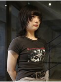 【倉田真希】ウルフレイヤー　シャギー　グランジ　前髪あり