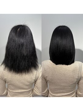 エイプリルセカンド 聖蹟桜ヶ丘駅店(april 2nd) 20代艶サラ暗髪ミディアムボブ/ブリーチ3発以上の履歴あり