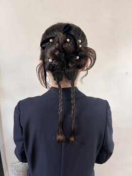 お呼ばれカチモリスタイル