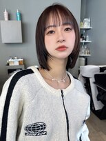 トリッカ シブヤ(TRICCA SHIBUYA)&nbsp;イメチェンふんわり内巻きボブ前髪顔まわりカットレイヤーボブ