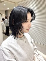 エンス 銀座(Ence)&nbsp;暗めカラー/韓国風巻き/レイヤーカット/髪質改善/縮毛矯正/銀座