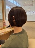 髪質改善ストレート×大人ショート