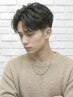 メンズカット+フェザーパーマ+プレtr￥13990→