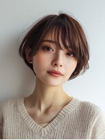 ロディーナコク 大口 新子安(rodina.coc)&nbsp;着物ヘア/大人ガーリー/ダークアッシュ/似合わせカット/大口子安