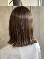アース 流山おおたかの森店(HAIR&MAKE EARTH) ナチュラルハイライトミディアムボブ