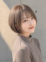 ブランド(BRAND.)&nbsp;ショートレイヤー×ミルクティーベージュ