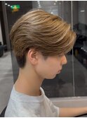 マッシュ/ヘアカラー/ダブルカラー/ブリーチ/men's