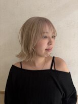 パーク(PAAQ)&nbsp;ミルクティーカラー/ブリーチ/ブロンドカラー