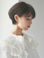 インセプション 銀座(INCEPTION)&nbsp;切りっぱなしショート・ボブ/絶壁解消/前髪なし/40代/30代/丸顔