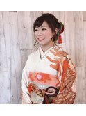 ちょっぴり大人なねじりアップ成人式バージョン