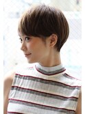 【３０代・４０代・５０代】丸みが綺麗なスッキリショート