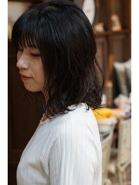 モアムー(Moremuu) レディース デザインパーマ 長尾