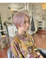 ヘアメイク ユーユ(Hair make U YU)&nbsp;【ブリーチカラー】ペール系ピンクホワイト