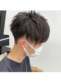 ツーブロック刈り上げ/前下がりマッシュ/韓国/メンズショート