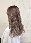 ベージュハイライト【藤枝/髪質改善/デザインカラー】