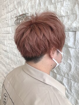 ルシードスタイルレーヴ(LUCIDO STYLE REVE) 王道マッシュ×いちごみるくカラー