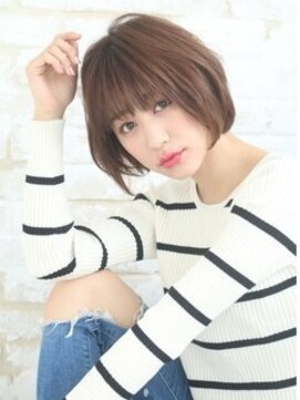 リーフ 御門台店(LeaF) 自然でアンニュイなショートボブ