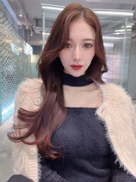 ジーナ 名駅(XENA.) 《xena/中島》ロングレイヤー×ラベンダーベージュ