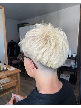 インディゴドロップ(indigo drop) スキンフェード×マッシュ