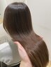 髪質改善ストレート（縮毛矯正）＋カット＋フルカラー＋3step TR【¥24500】