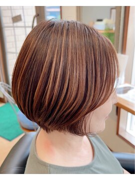 ココモ(cocomo) 大人可愛いショートグラデーションボブ