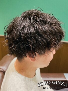 ヒロギンザバーバーショップ 丸の内店(HIRO GINZA BARBER SHOP) 無造作ツイストスパイラルパーマ