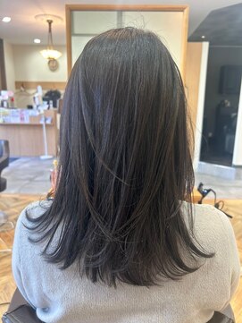 ステラ 川口東領家店(STELLA) 大人女性ショートボブ30代40代50代60代白髪ぼかし