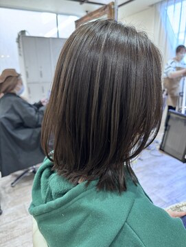 ラボヌールヘアーノーブル 新越谷店(La Bonheur hair noble) ミディアムレイヤー/極上髪質改善