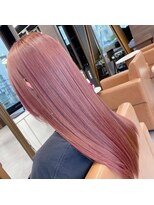 エヌプラス(N+)&nbsp;くびれヘアアプリコットオレンジ夏ハイライトカラー