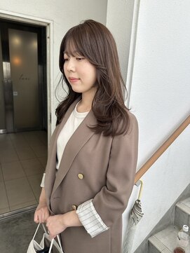 ラニヘアサロン(lani hair salon) レイヤーカット/ココアブラウン/ベージュカラー/ダブルカラー
