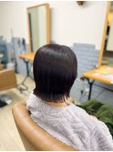 レッドブラウン × パツッとボブ