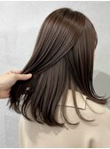 30代40代オリーブブラウン髪質改善酸性ストレートハイライト