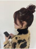簡単アレンジお団子ヘアー