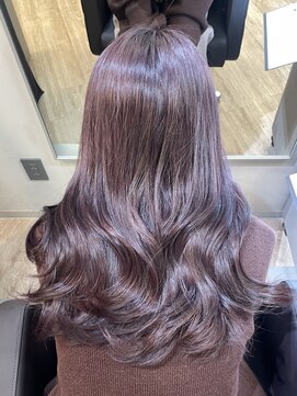 ジエクト ヴィシア(The Ect VIXIA) ラベンダーピンク/レイヤーカット/韓国風