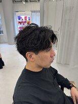 バース 梅田中崎町店(BIRTH)&nbsp;フェザーパーマシャドーパーマニュアンスパーマセンターパート