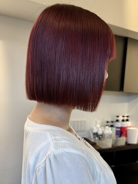 ラフ 立川(Laff) ２０代３０代/ぱつっとボブ/切りっぱなし/ボブ/縮毛矯正