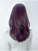 ロングくびれヘア美髪韓国ヘア顔周りレイヤー_ba555131