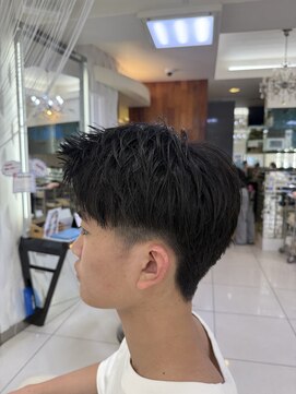 クオリス 赤塚店(QUALIS) 夏◎爽やかアップバングメンズショート清潔感