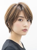 ソードリーフ 久宝寺店(swordlief)&nbsp;大人丸みショート/カーキアッシュ/ネープタイトタイトパーマ