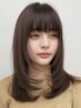 ★平日限定★_小顔カット＋透明感ワンカラー＋コーティングTR　￥7700