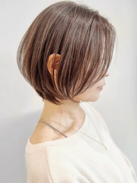 セイドット リー(Say. Ree) say.ショートボブひし形ショートオリーブグレーアッシュ小顔